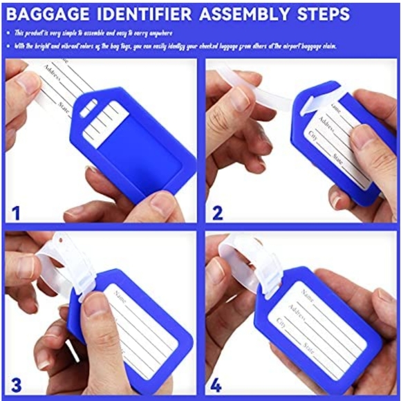 Bundle 3 Travel Items; Eye Cover Sleep Mask+Ear Plugs for Sleeping+ID tag 🏷 - Picture 15 of 16